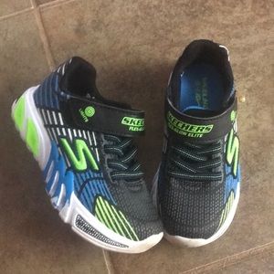 Sketchers Light Up Sneakers Little Boy Size 10.5